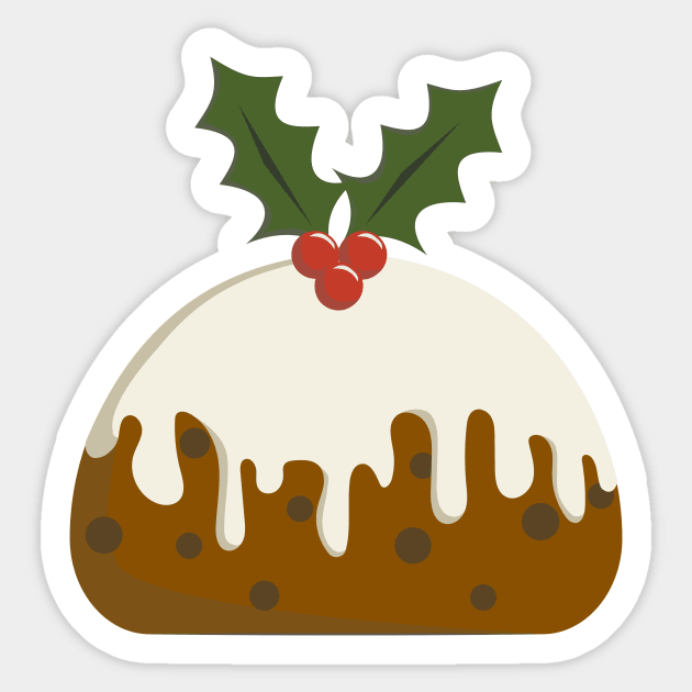 Christmas Pud Sticker by lou351007